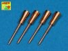 Aber A72010 Armament for British fighter Hurricane Mk.II; Hispano 20mm x 4 (1:72)